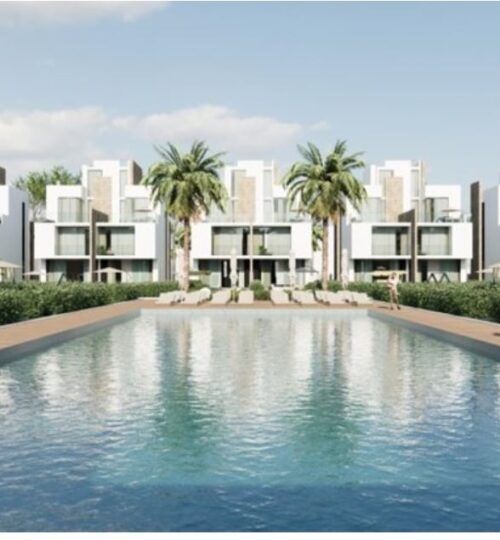 Exterior view of one-bedroom garden apartment in Long Beach Hurghada